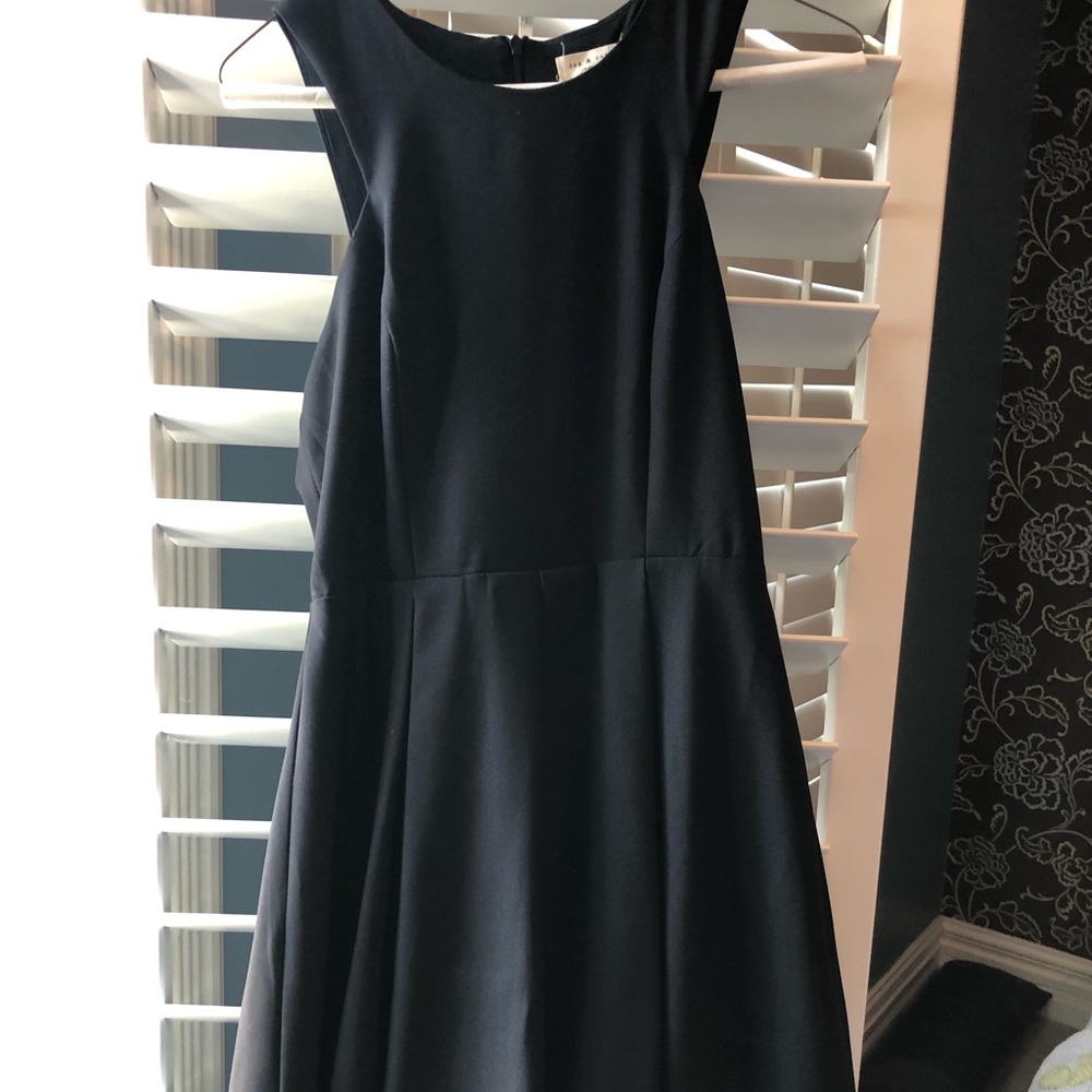 Black cocktail dress
